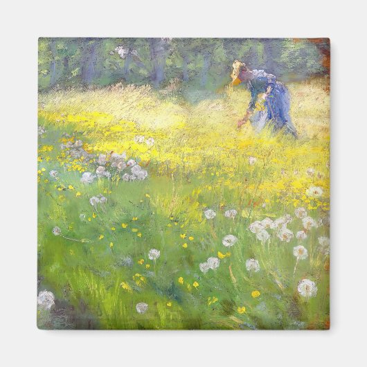Peder Severin Kroyer - Marie Kroyer im Garten Magnet (Vorne)