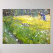 Peder Severin Kroyer - Marie Kroyer im Garten Poster (Vorne)