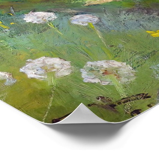 Peder Severin Kroyer - Marie Kroyer im Garten Poster (Ecke)