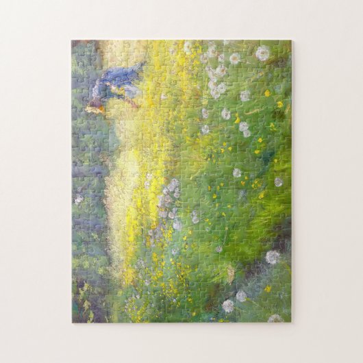 Peder Severin Kroyer - Marie Kroyer im Garten Puzzle (Vertikal)