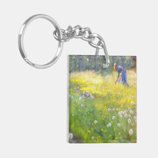 Peder Severin Kroyer - Marie Kroyer im Garten Schlüsselanhänger (Vorderseite links)