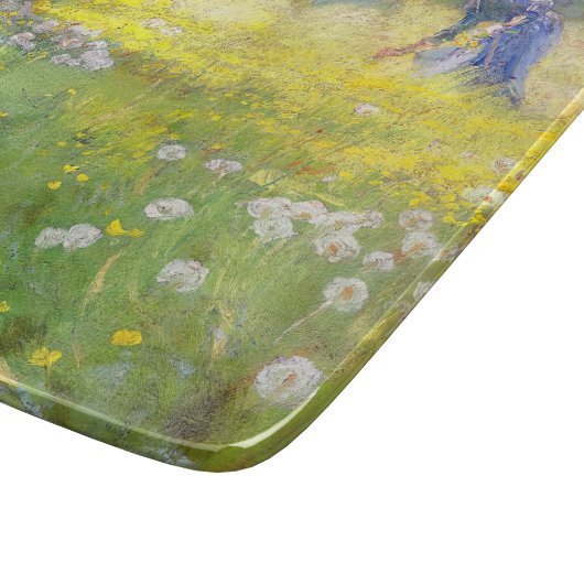 Peder Severin Kroyer - Marie Kroyer im Garten Schneidebrett (Ecke)