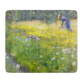 Peder Severin Kroyer - Marie Kroyer im Garten Schneidebrett