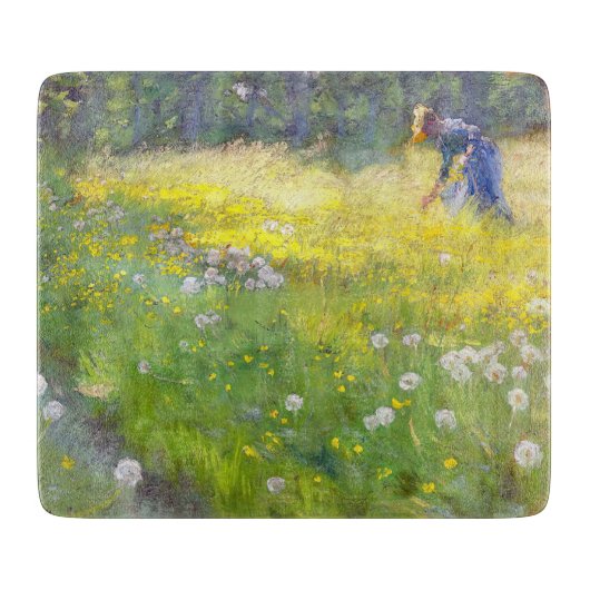 Peder Severin Kroyer - Marie Kroyer im Garten Schneidebrett (Vorderseite)