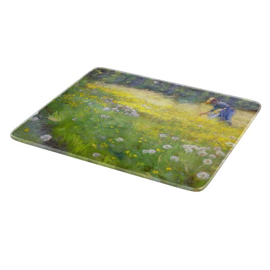 Peder Severin Kroyer - Marie Kroyer im Garten Schneidebrett (Ecke)