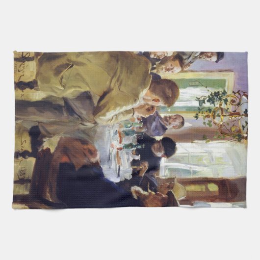 Peder Severin Kroyer - Mittagessen Geschirrtuch (Horizontal)