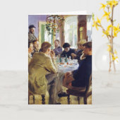 Peder Severin Kroyer - Mittagessen Karte (Gelbe Blume)