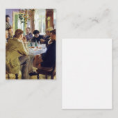 Peder Severin Kroyer - Mittagessen Mitteilungskarte (Vorne/Hinten)