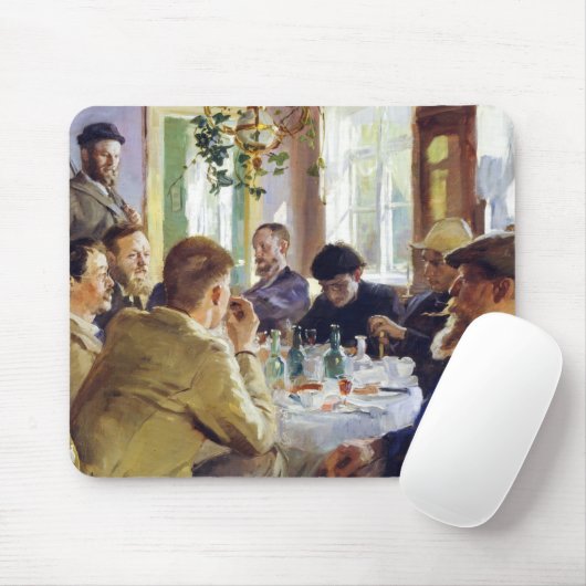 Peder Severin Kroyer - Mittagessen Mousepad (Mit Mouse)