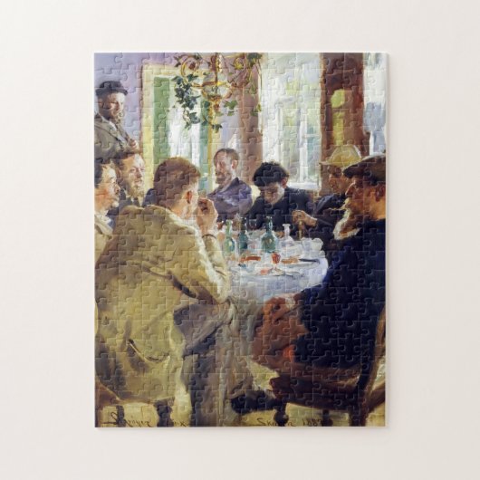 Peder Severin Kroyer - Mittagessen Puzzle (Vertikal)