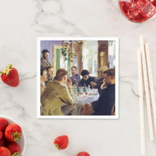 Peder Severin Kroyer - Mittagessen Serviette (Beispiel)