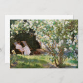 Peder Severin Kroyer - Rose Dankeskarte (Vorne/Hinten)