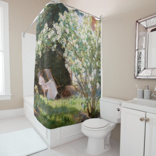 Peder Severin Kroyer - Rose Duschvorhang (Beispiel)