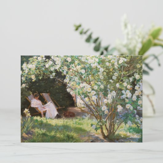 Peder Severin Kroyer - Rose Einladung (Stehend Vorderseite)