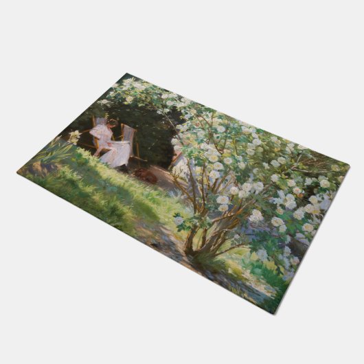 Peder Severin Kroyer - Rose Fußmatte (Schrägansicht)