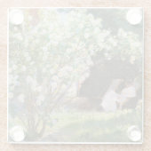 Peder Severin Kroyer - Rose Glasuntersetzer (Rückseite)