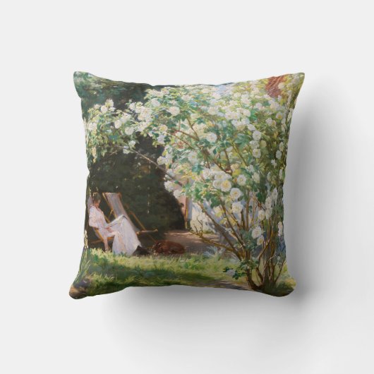 Peder Severin Kroyer - Rose Kissen (Rückseite)