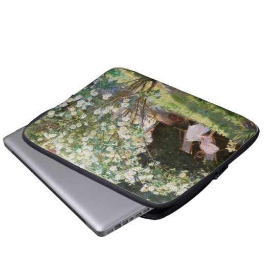 Peder Severin Kroyer - Rose Laptopschutzhülle (Vorne Knopf)