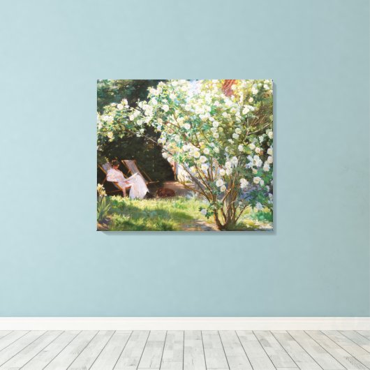 Peder Severin Kroyer - Rose Leinwanddruck (Insitu (Holzboden))