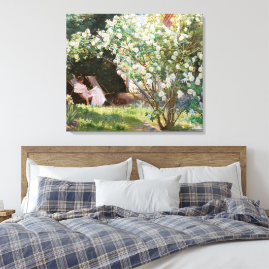 Peder Severin Kroyer - Rose Leinwanddruck (Insitu (Schlafzimmer))