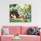 Peder Severin Kroyer - Rose Leinwanddruck (Insitu (Wohnzimmer))
