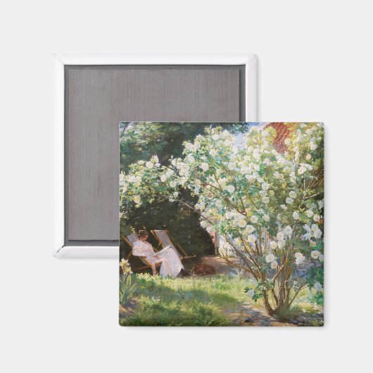 Peder Severin Kroyer - Rose Magnet (Vorderseite/Rückseite)