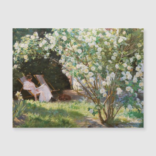 Peder Severin Kroyer - Rose Magnetkarte (Vorderseite)