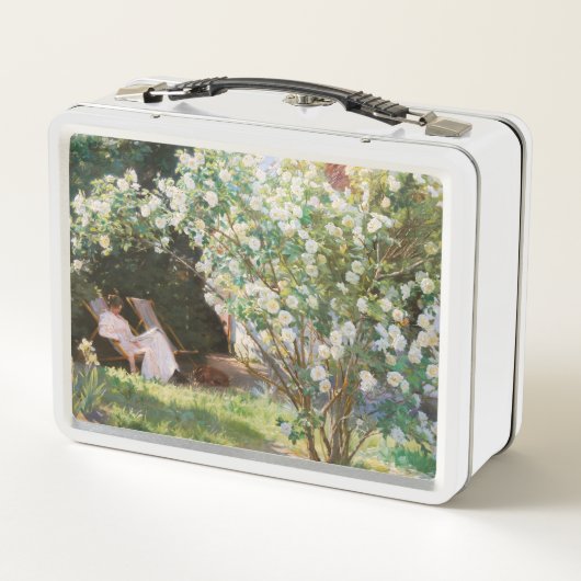 Peder Severin Kroyer - Rose Metall Brotdose (Rückseite)