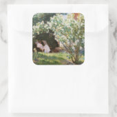 Peder Severin Kroyer - Rose Quadratischer Aufkleber (Tasche)