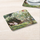 Peder Severin Kroyer - Rose Rechteckiger Pappuntersetzer (angewinkelt)