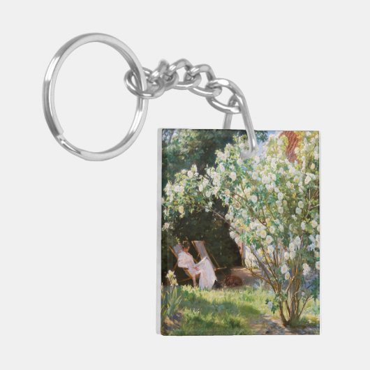 Peder Severin Kroyer - Rose Schlüsselanhänger (Vorderseite links)