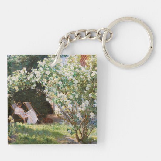 Peder Severin Kroyer - Rose Schlüsselanhänger (Rückseite)