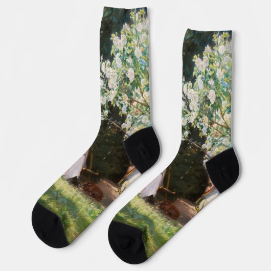 Peder Severin Kroyer - Rose Socken (Linkes Detail)