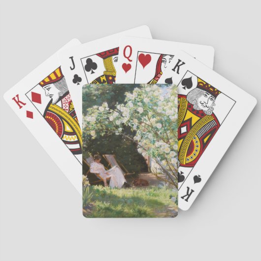 Peder Severin Kroyer - Rose Spielkarten (Rückseite)