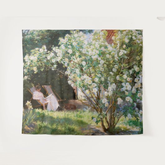 Peder Severin Kroyer - Rose Wandteppich (Vorderseite (Horizontal))