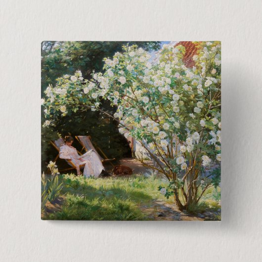Peder Severin Kroyer - Rosen Button (Vorderseite)