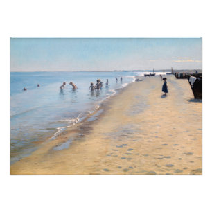 Peder Severin Kroyer - Sommer Tag am Strand von Sk Fotodruck