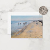 Peder Severin Kroyer - Sommertag am Skagen Beach Mitteilungskarte (Vorderseite/Rückseite Beispiel)