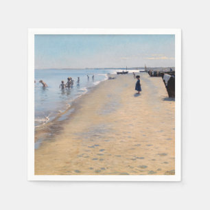 Peder Severin Kroyer - Sommertag am Skagen Beach Serviette