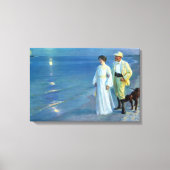 Peder Severin Krøyer Summer Abend Skagen Beach Leinwanddruck (Vorderseite)
