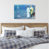 Peder Severin Krøyer Summer Abend Skagen Beach Leinwanddruck (Insitu (Schlafzimmer))