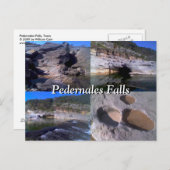 Pedernales Falls Postkarte (Vorne/Hinten)