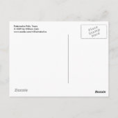 Pedernales Falls Postkarte (Rückseite)