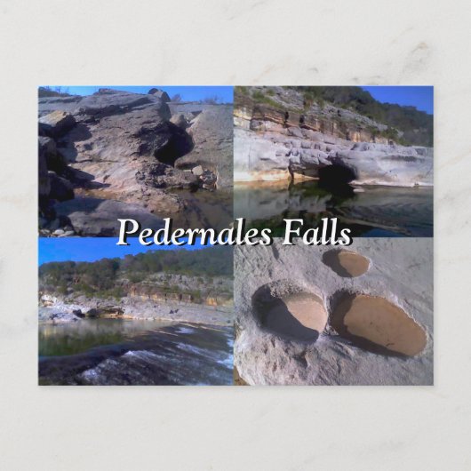 Pedernales Falls Postkarte (Vorderseite)
