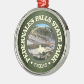 Pedernales Falls SP Ornament Aus Metall (Links)