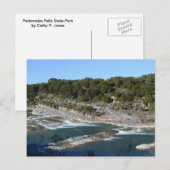 Pedernales Falls Staat Park Postkarte (Vorne/Hinten)