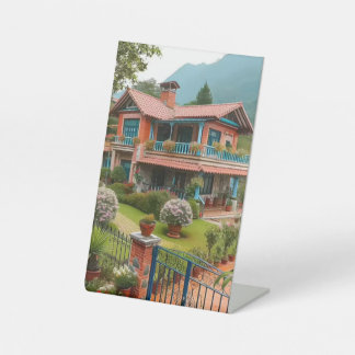 "Pedestal Display Sign" Sockelschild