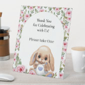 Pedestal Schild für Baby Dusche mit niedlichem Des (In Situ)