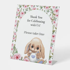 Pedestal Schild für Baby Dusche mit niedlichem Des