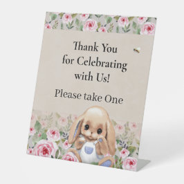 Pedestal Schild für Baby Dusche mit niedlichem Des